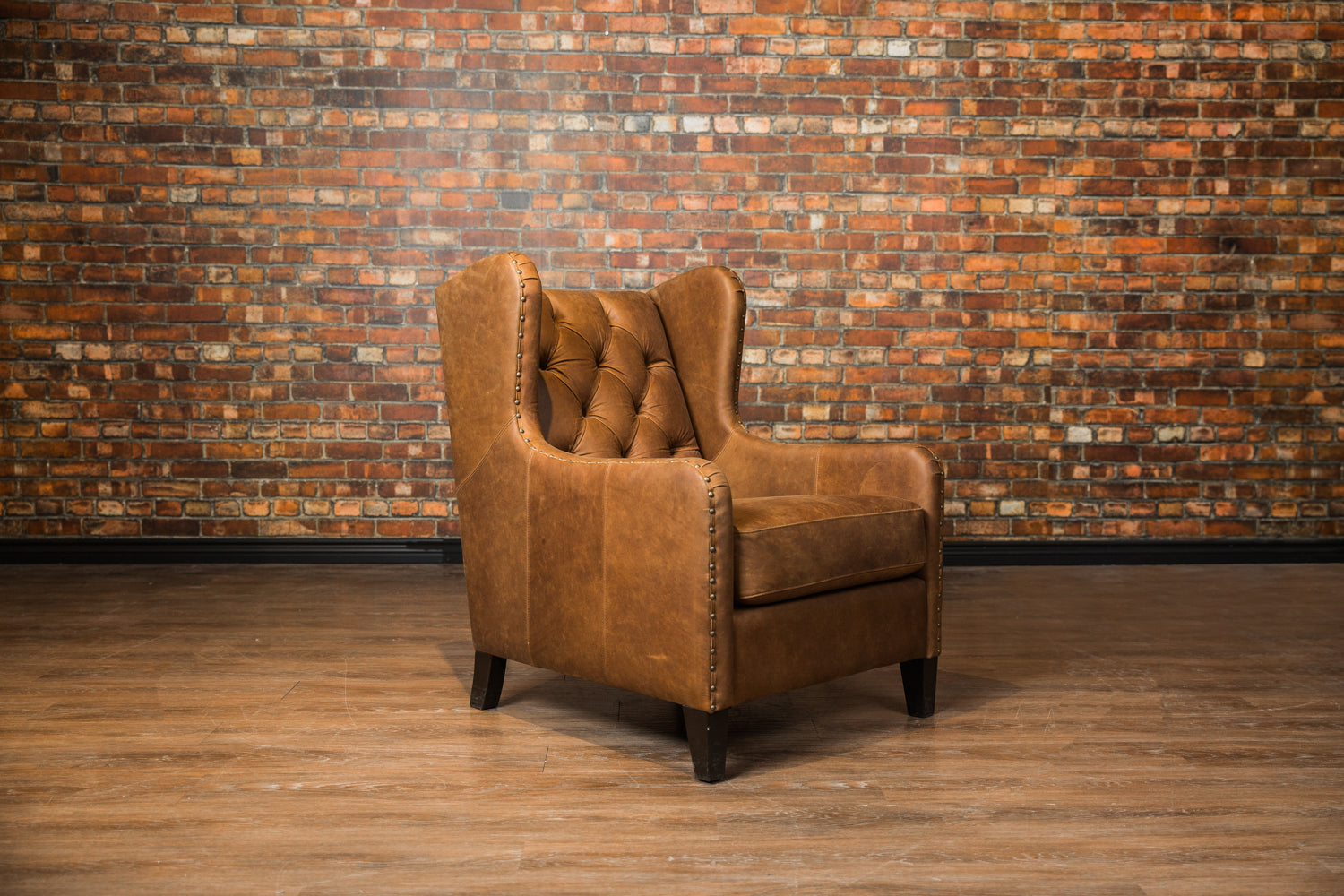 BARRISTER LEATHER CHAIR