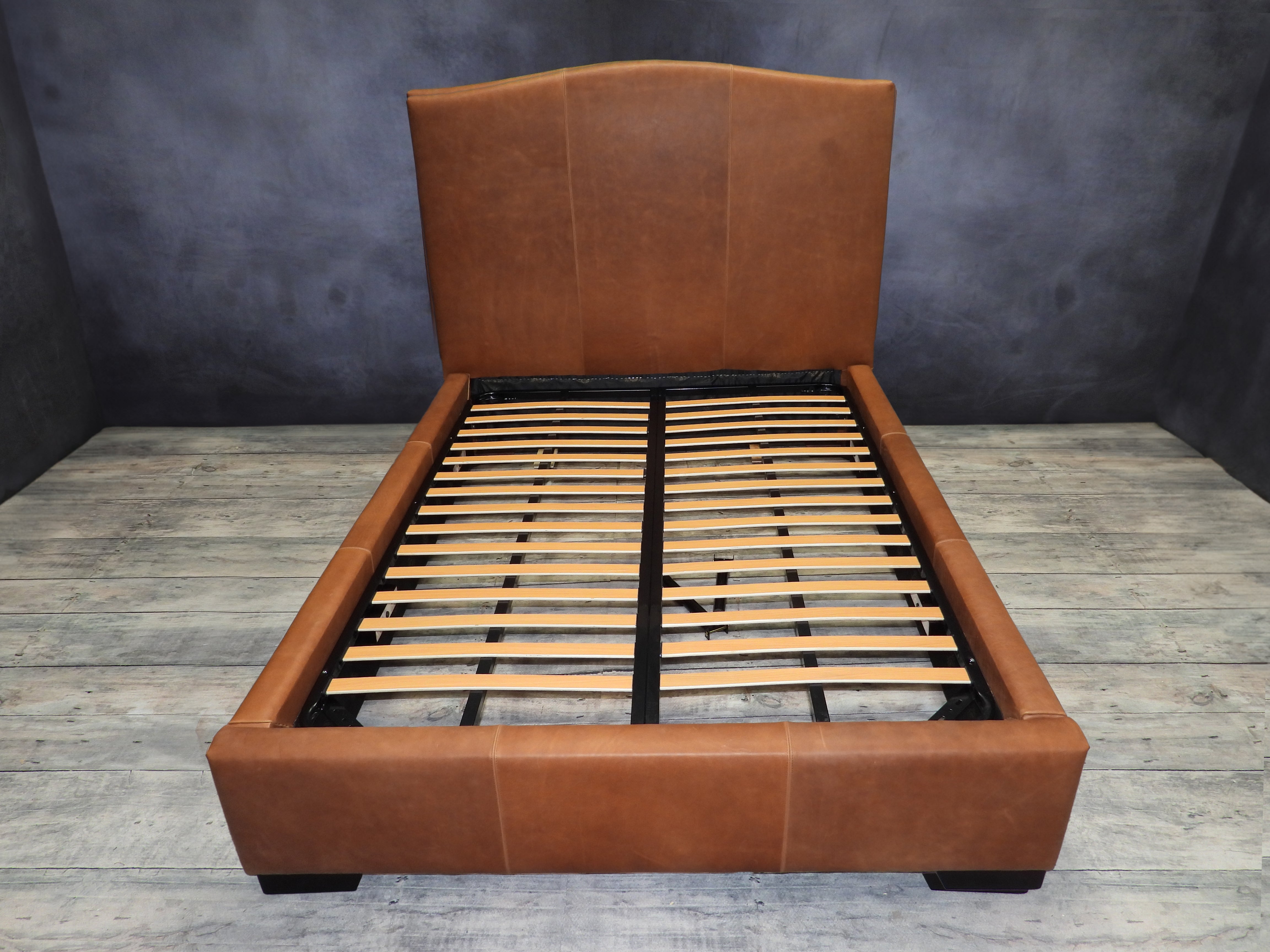 Turner Leather Bed