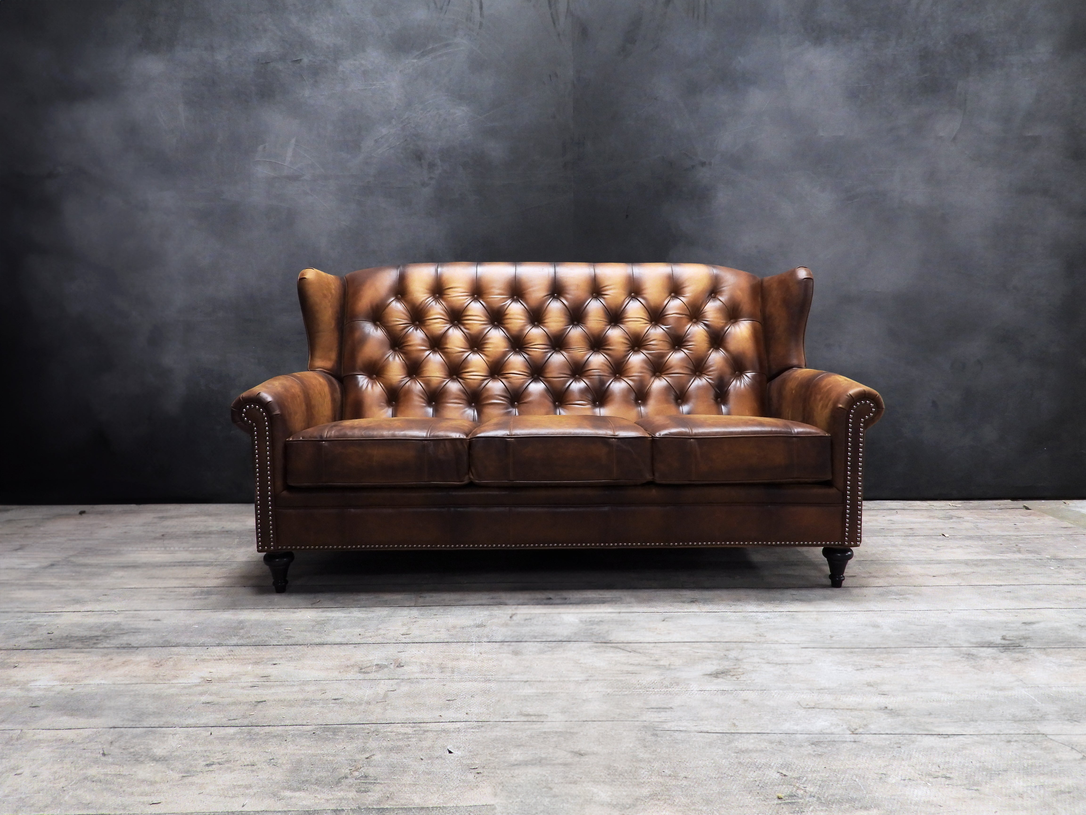 SIR JAMES LEATHER SOFA