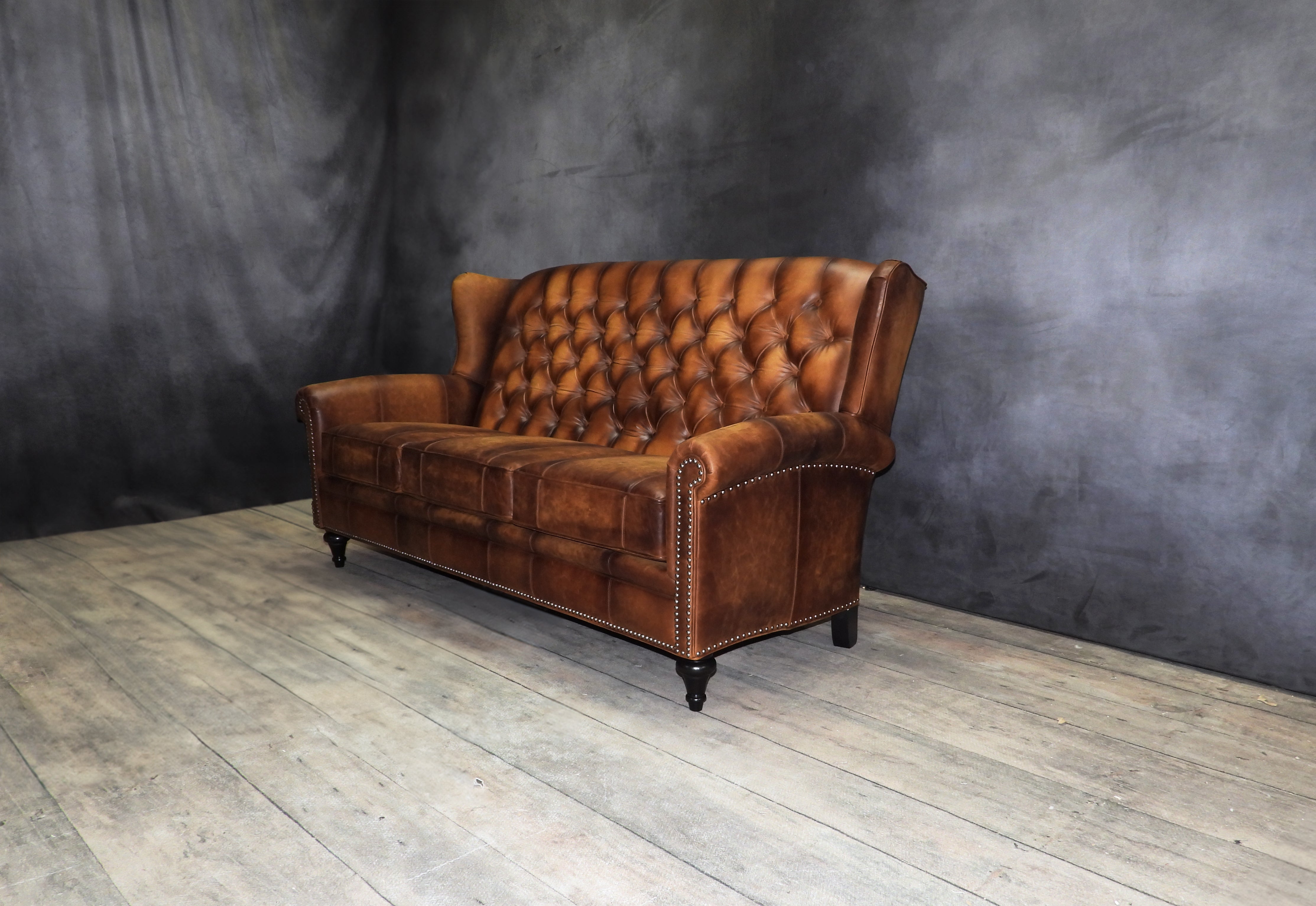 SIR JAMES LEATHER SOFA