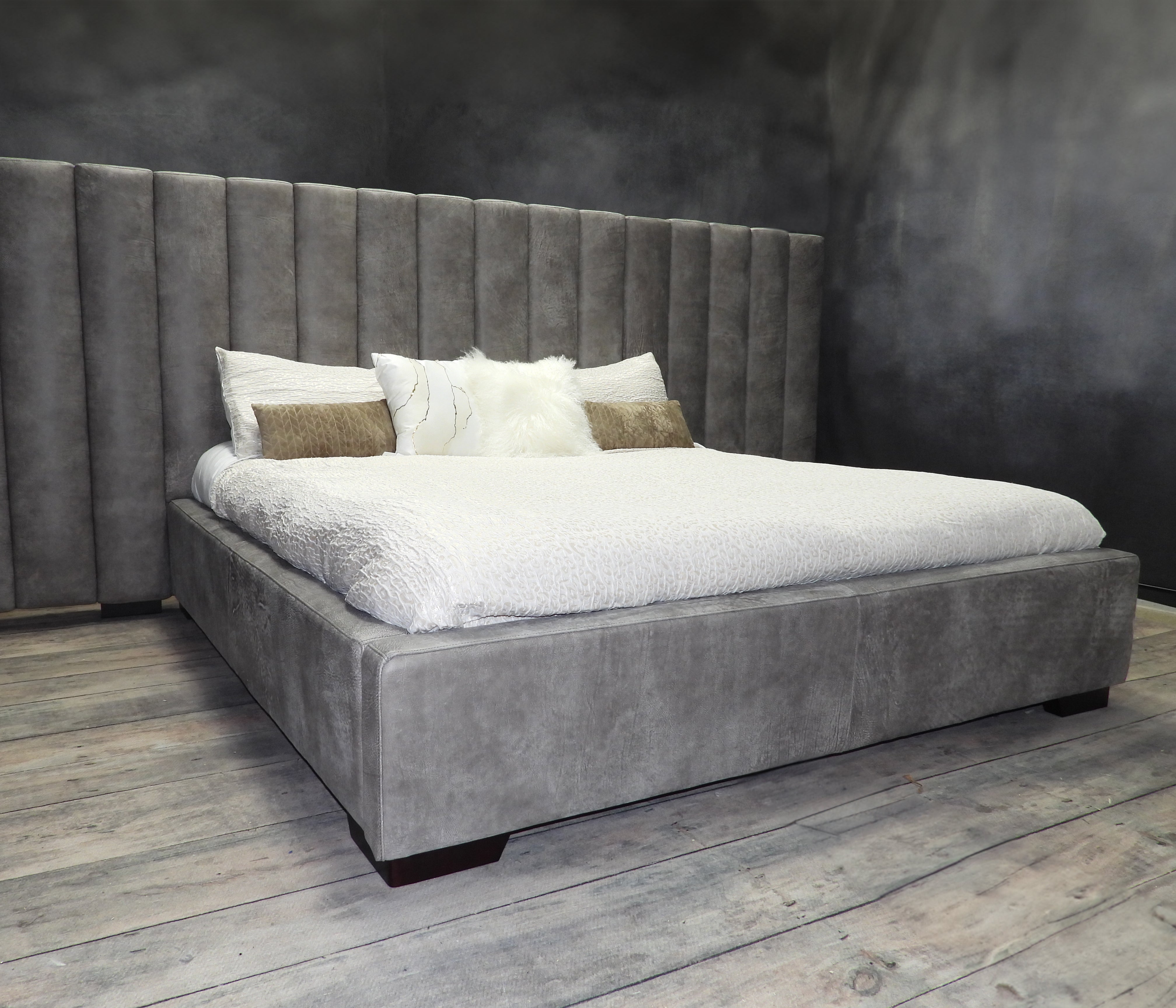 Milano Leather Bed