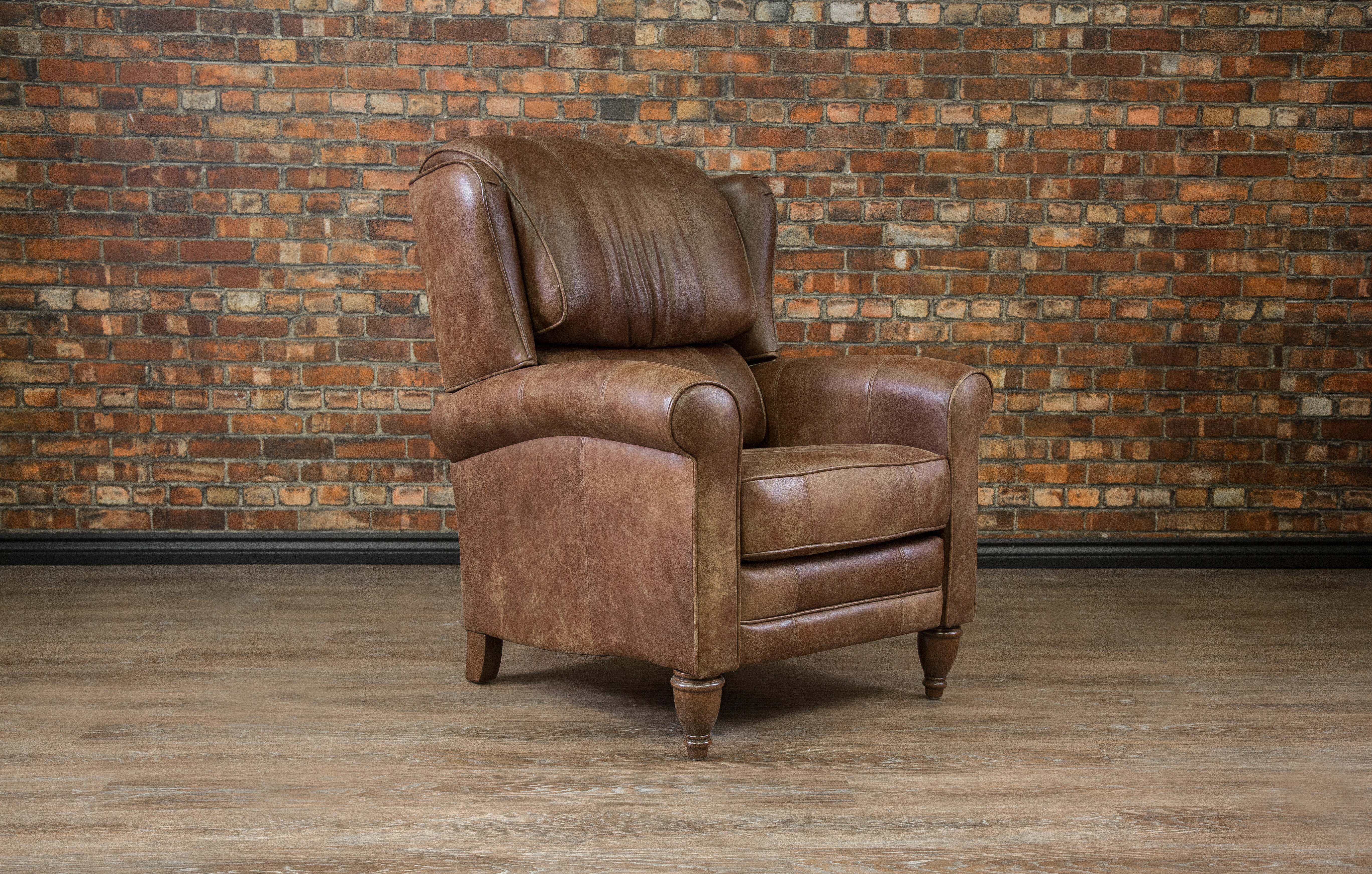 PRINCE JAMIESON LEATHER RECLINER CHAIR