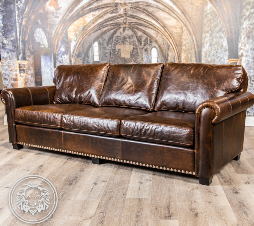 Duke Of Lancaster Leather Sofa